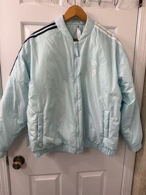 adidas x Peloton Track Bomber Jacket in Mint